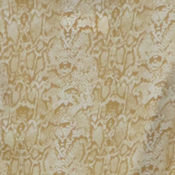 Donizetti* Women's Long Sleeve Button Down Curved Hem Snake Print Blouse~Size 14 - Picture 9 of 9